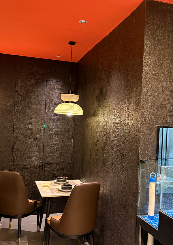 لوحة حائط من الخشب الكربوني والحجر المرن