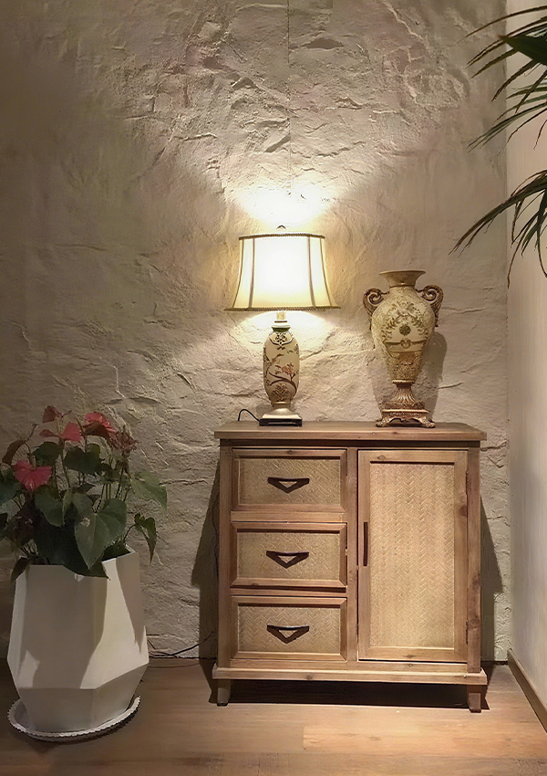 ألواح حجرية مرنة للجدران - أحجار منحوتة بالفأس